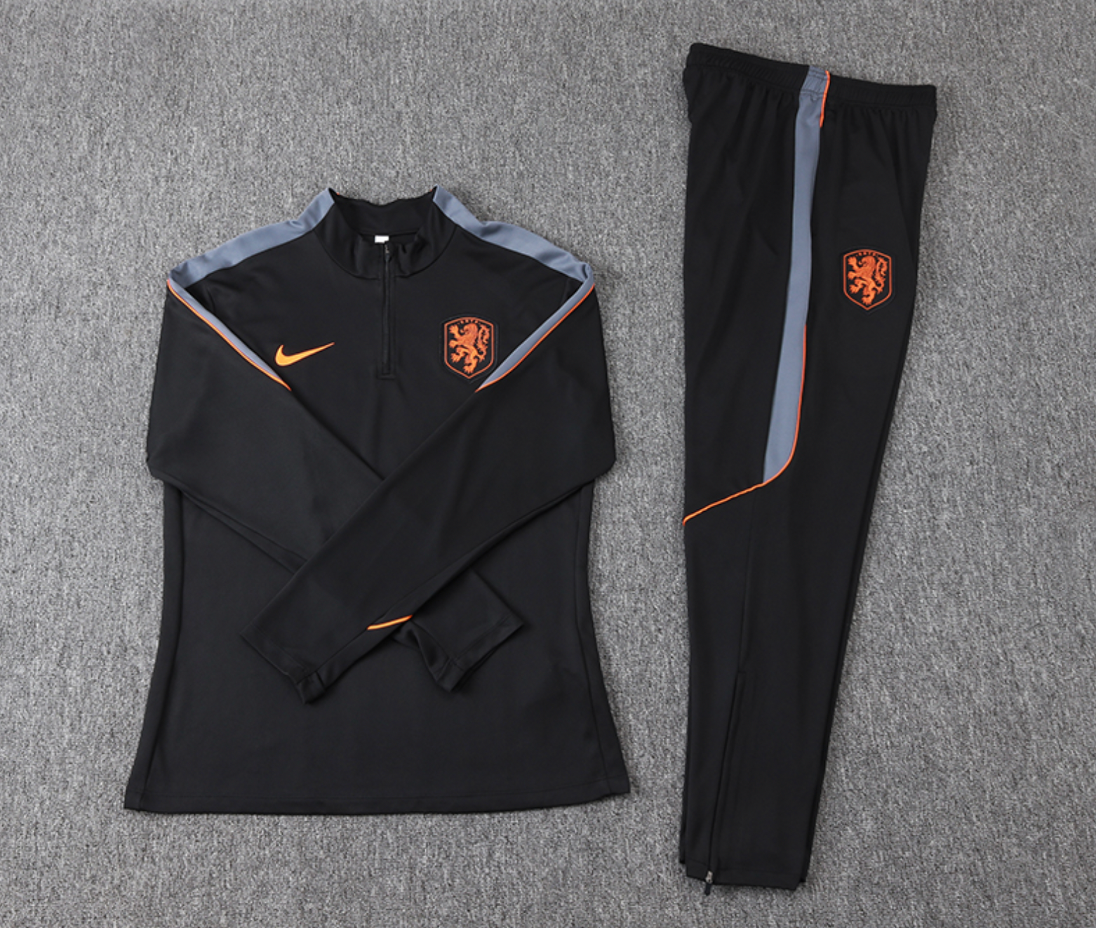 Niederlande Schwarzer Trainingsanzug 2026
