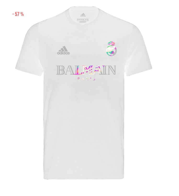 Real Madrid x Balmain Weißes Trikot