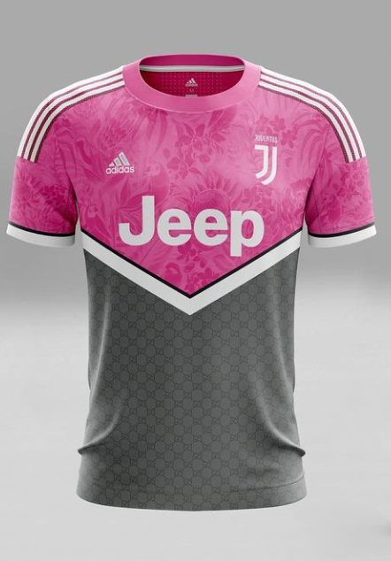 Juventus X Gucci, Rosa Sonderedition pink