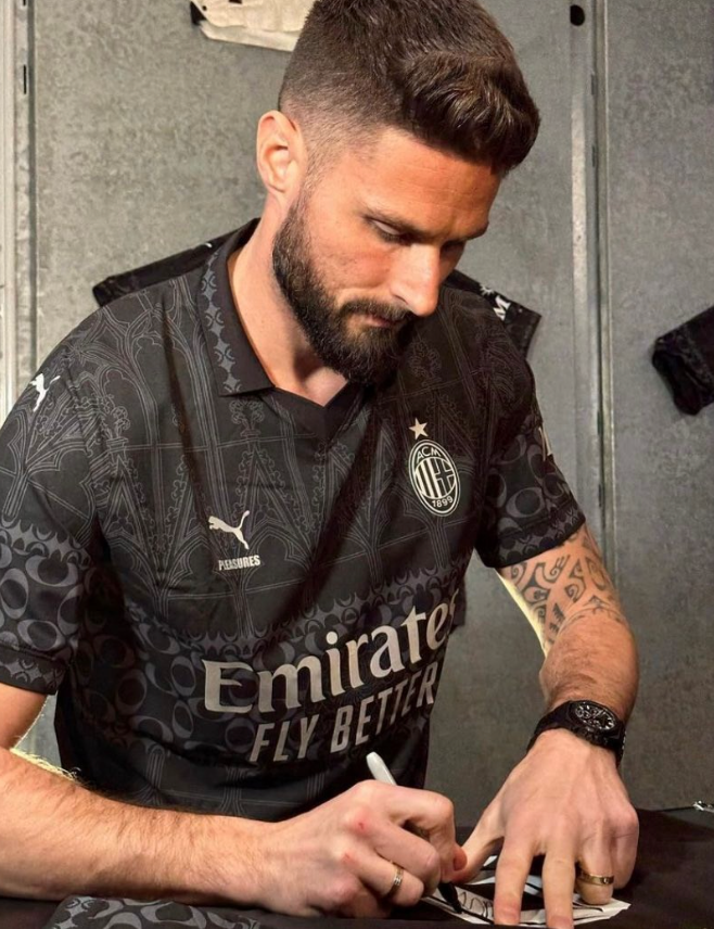 Quarta maglia trasferta versione scura AC Milan 2024-2025