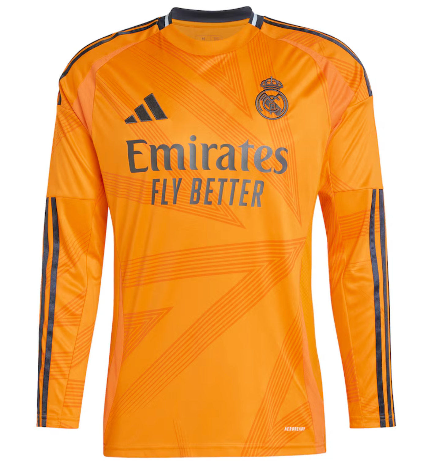 Maglia Away Real Madrid 2024/25 maniche lunghe
