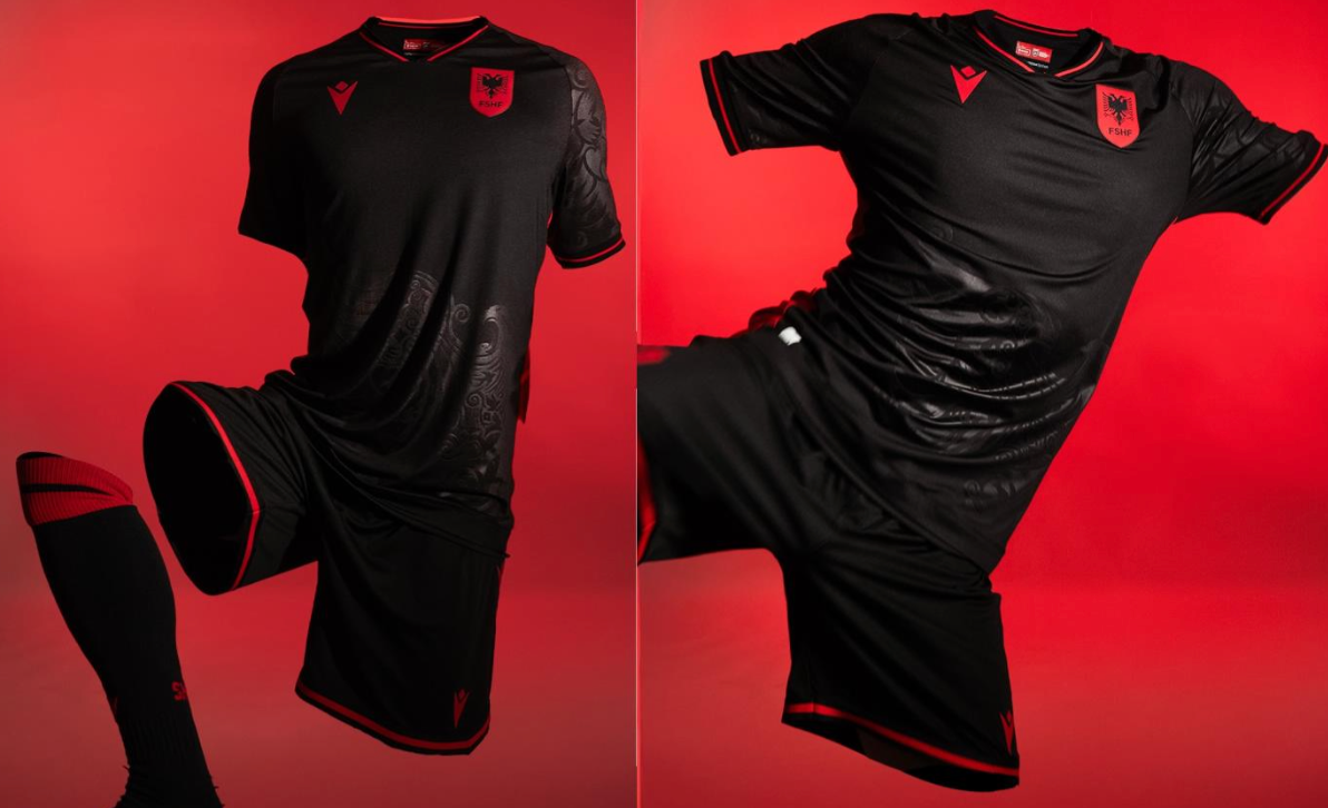 Maglia trasferta Albania 2025/2026 (Nera)