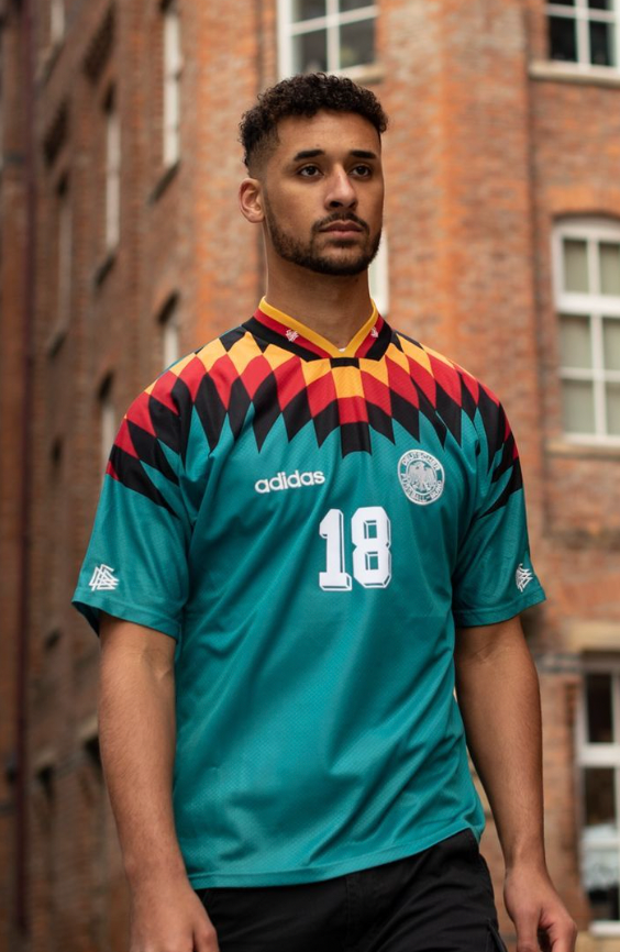 Camiseta retro visitante Alemania 1994