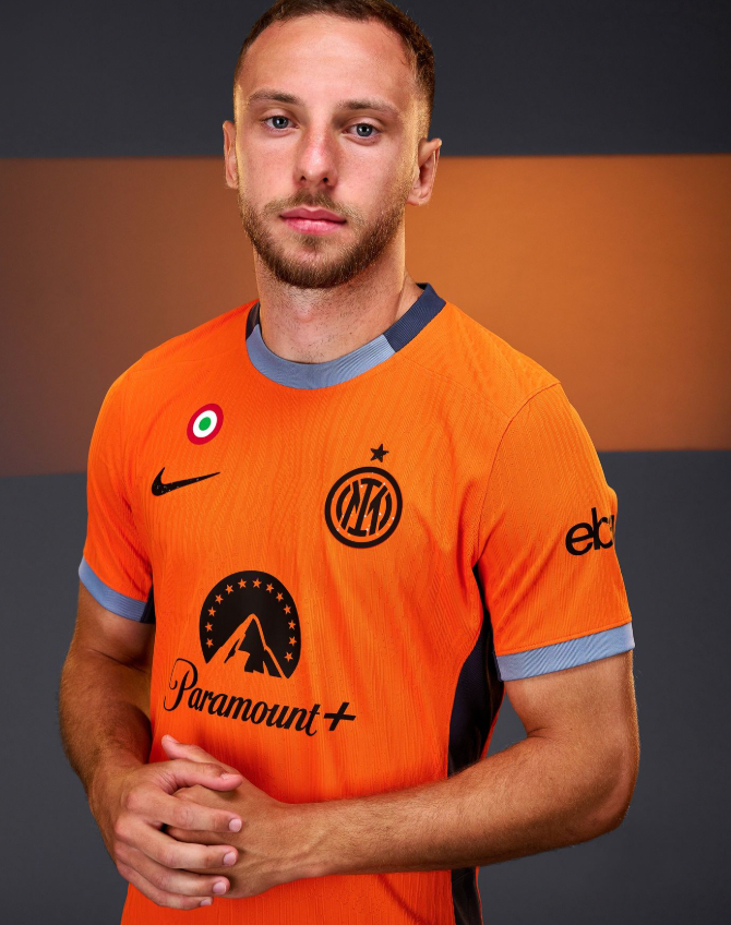 Inter Mailand orange Trikot drittes Trikot