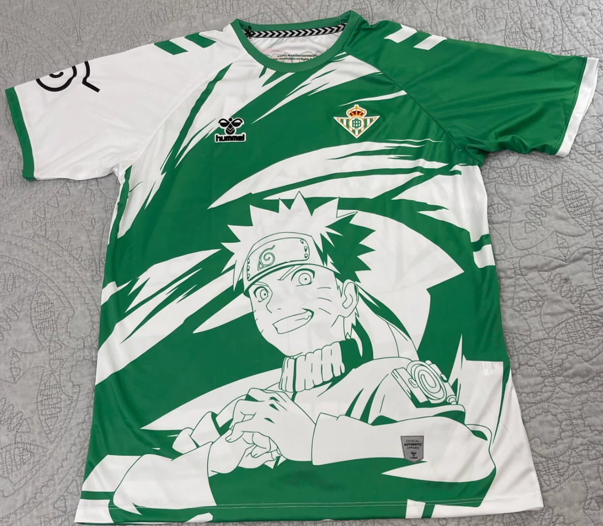Maglia Real Betis Naruto 25/26 Edizione Speciale