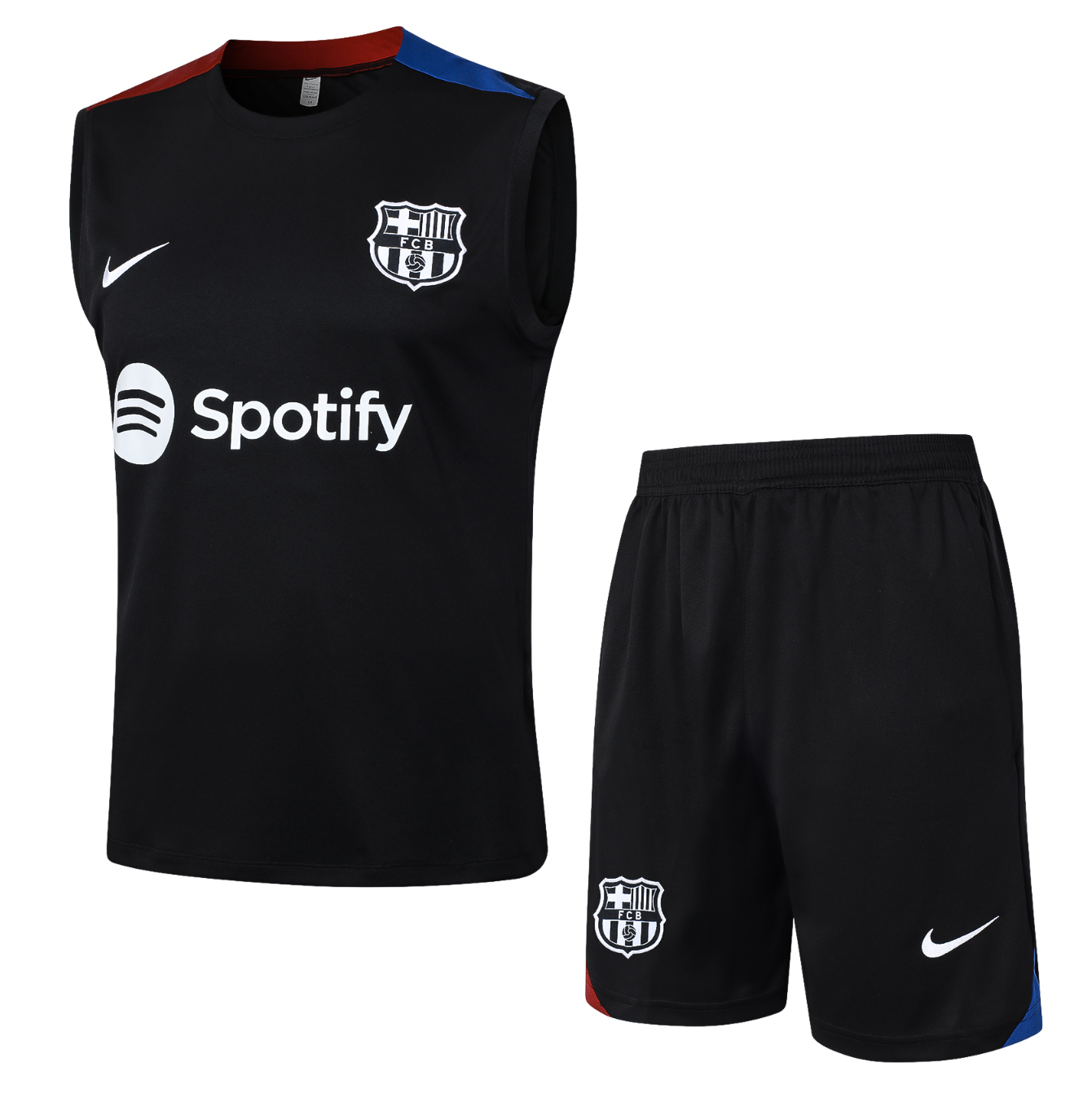 Set allenamento nero Barcelona 2024/25