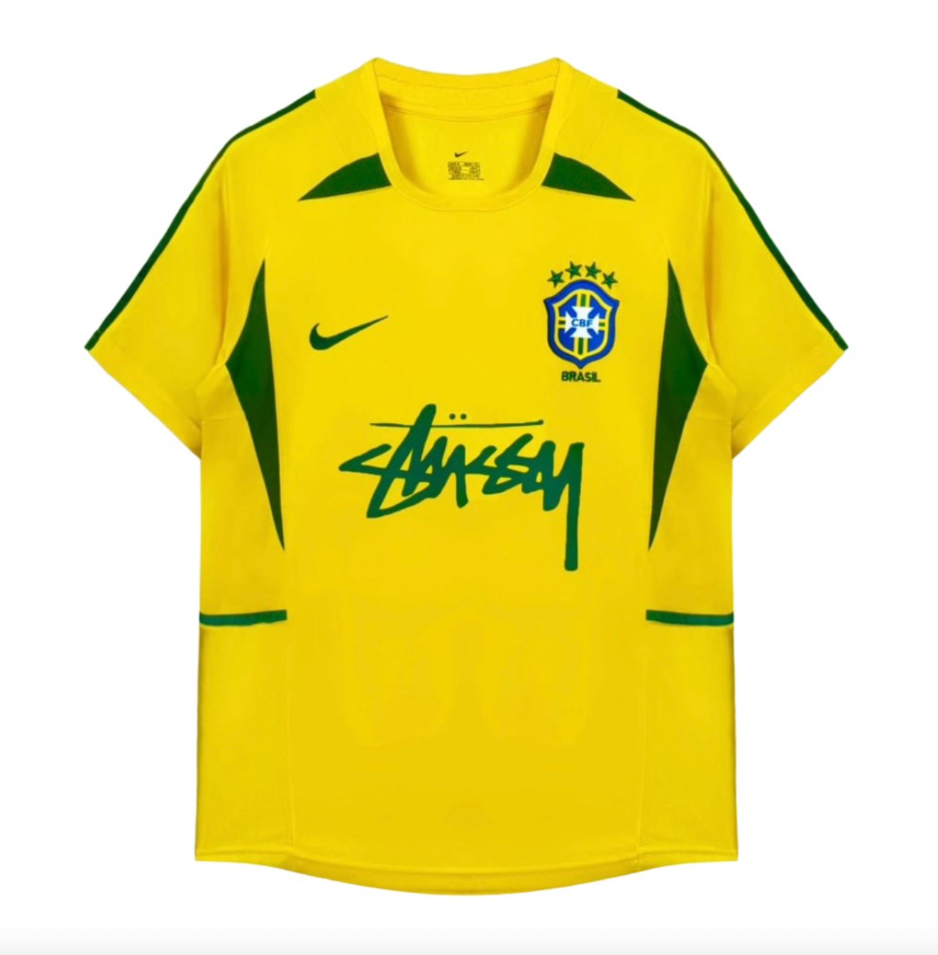 BRASILIEN X STUSSY Konzepttrikot (2002 Retro)