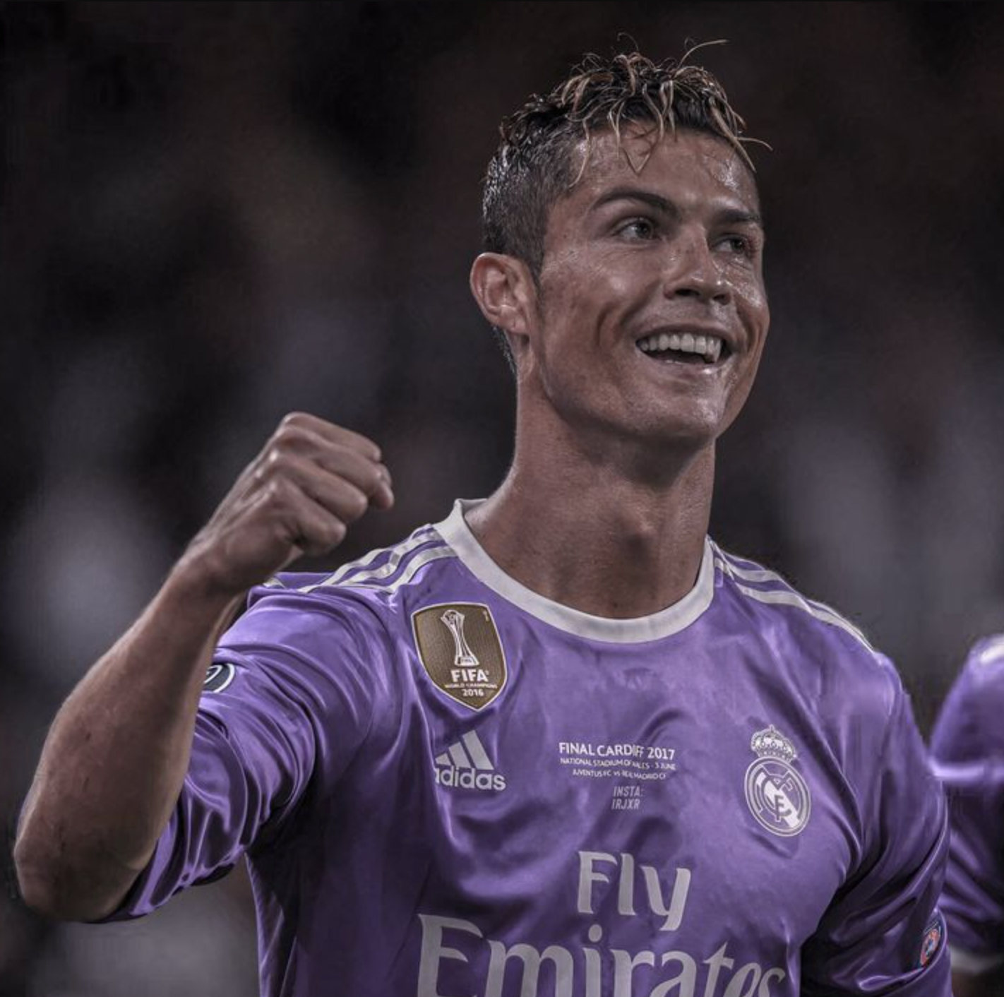2016/2017 Real Madrid Auswärts Retro-Trikot Lila