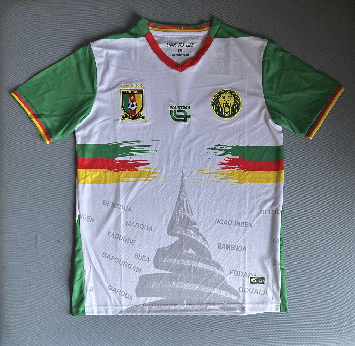 Maglia da trasferta bianca Camerun 2025/2026