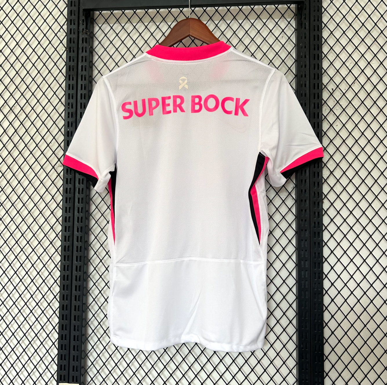 Sporting Lisbona 2026 Maglia Bianca e Rosa