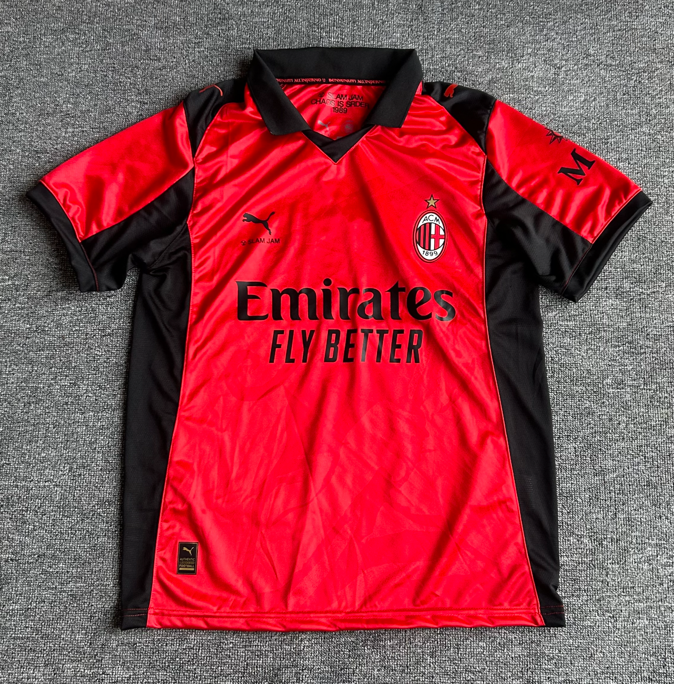 AC Milan x Slam Jam Limitierte Edition Rotes Trikot 2026