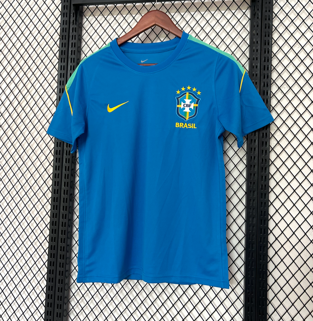 Maglia Allenamento Blu Brasile 2026