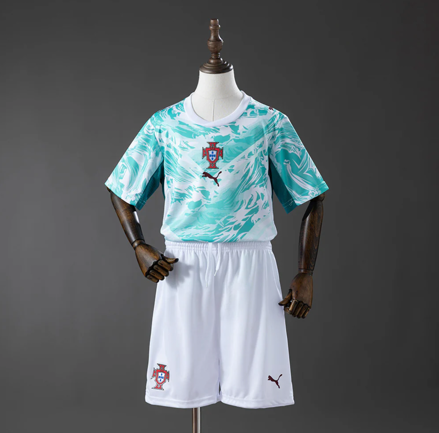 Portugal 2026 Auswärts-Kindertrikot