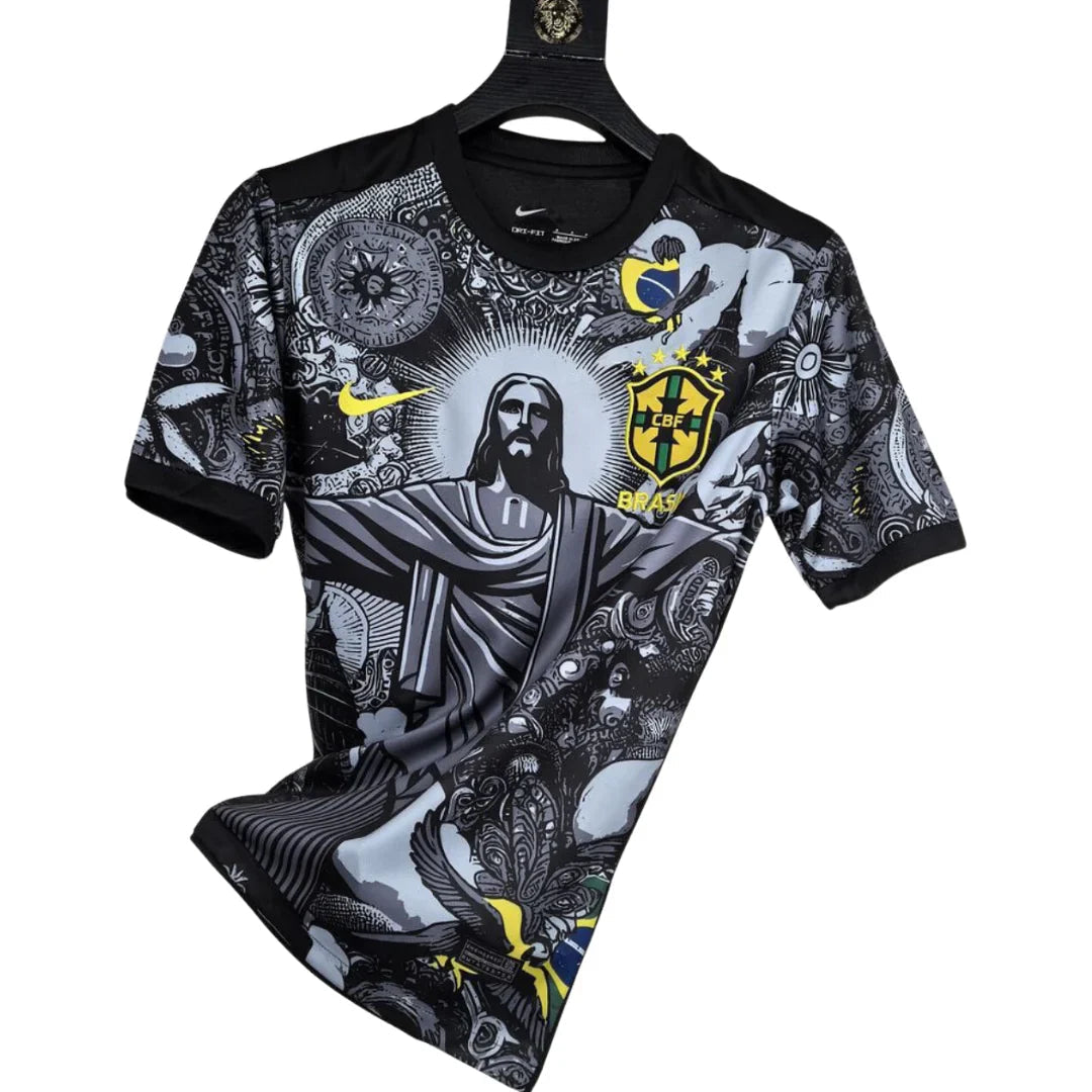 Das Brasilien Trikot Jesucristo Redentor 24-25 Sonderedition