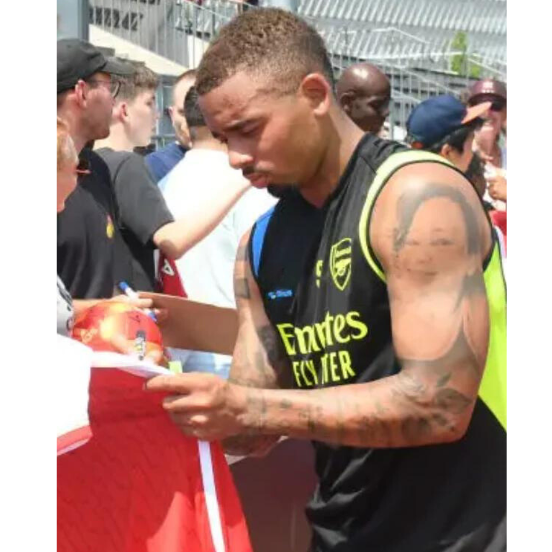 Arsenal Aufwärmtraining ärmelloses schwarzes Sommer-Set 2023/2024