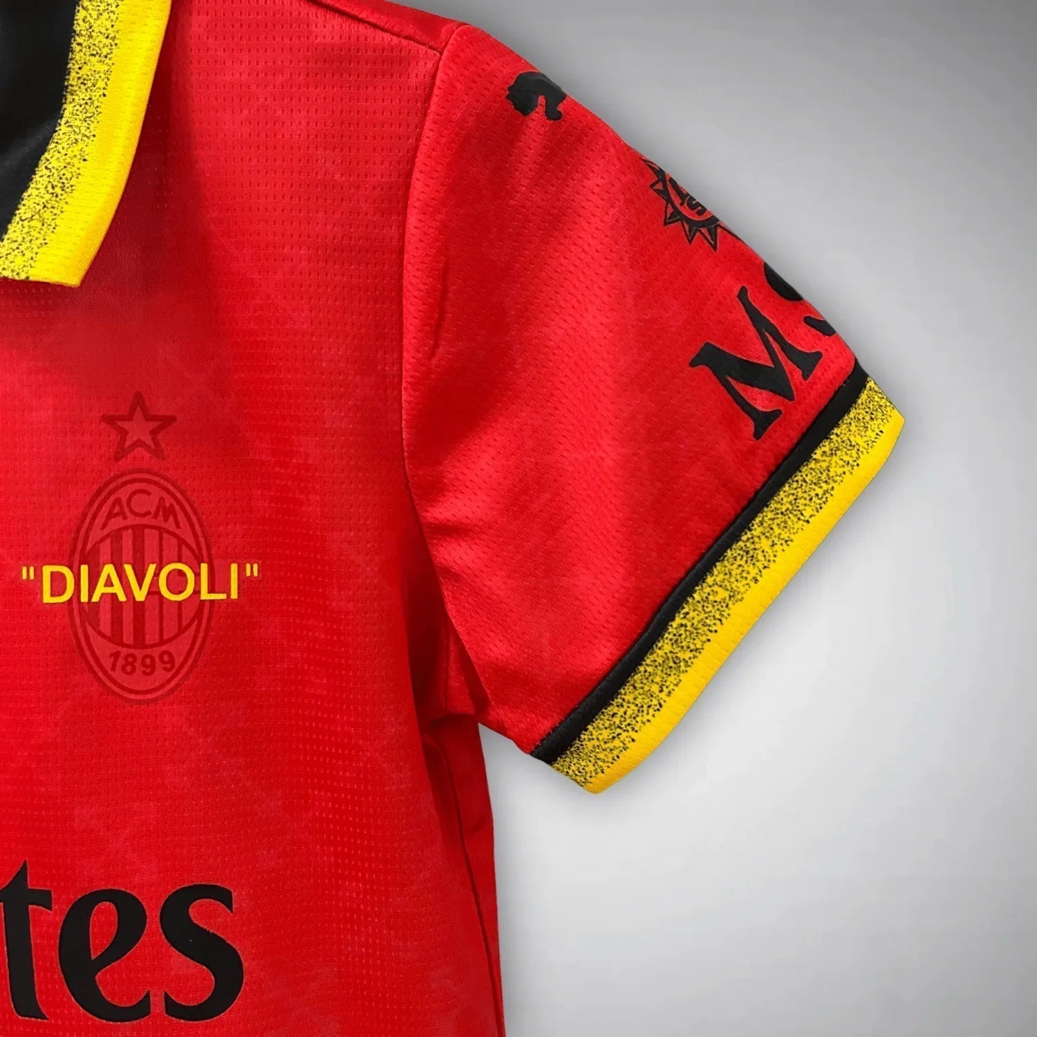 Maglia Bambino AC Milan Off-White Rossa 2025/2026