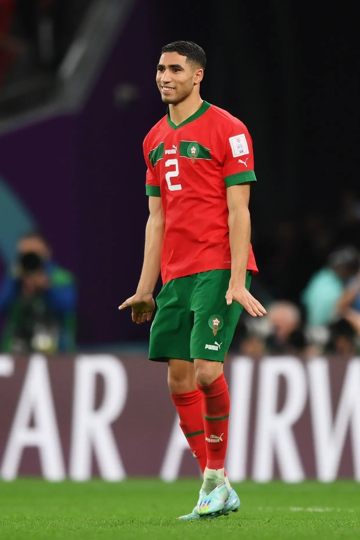 Maglia casa HAKIMI 2 Marocco Coppa del Mondo 2022