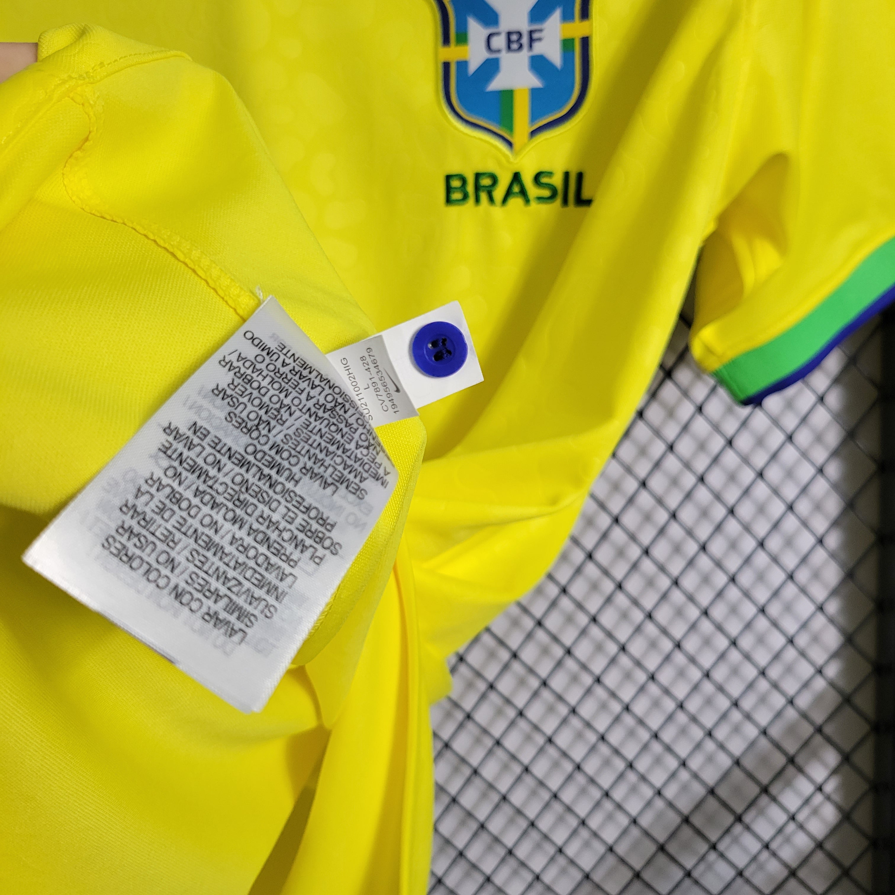 Maglia Casa Nazionale Brasile Coppa del Mondo 22/23