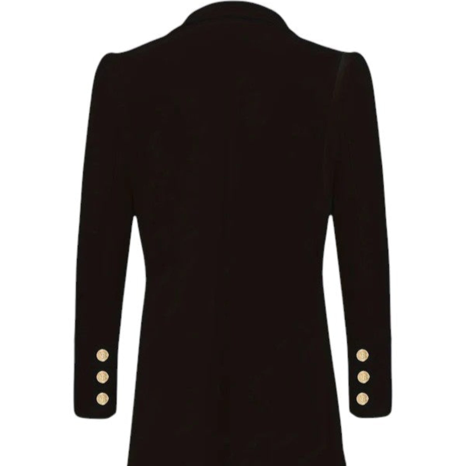 Blazer Dames Dubbelgeknoopt Op Maat Gouden Knop Formele Jas