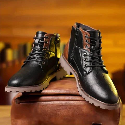 Stiefel Herren Leder Robust Stilvoll