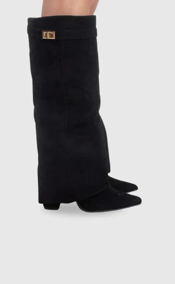 Damen Stiefel Bequeme hohe Passform für den Alltag