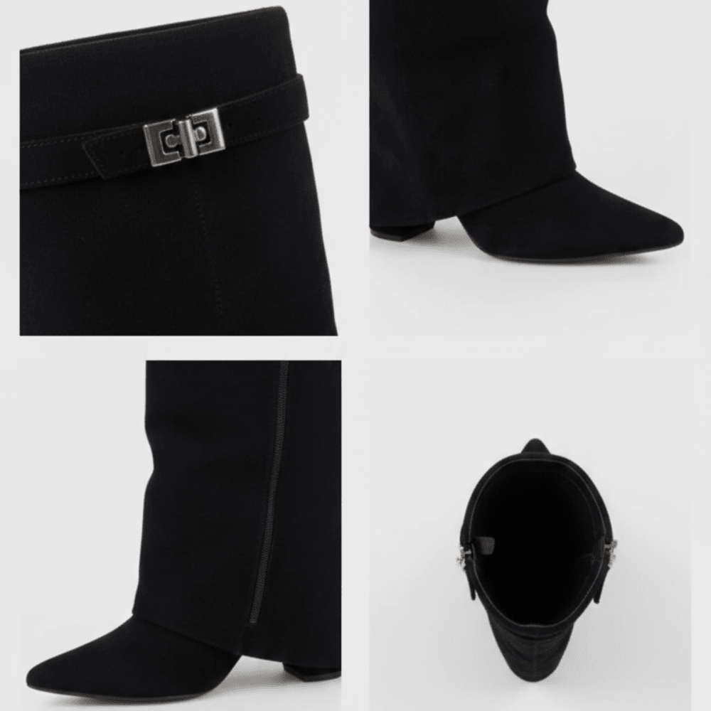Damen Stiefel Bequeme hohe Passform für den Alltag