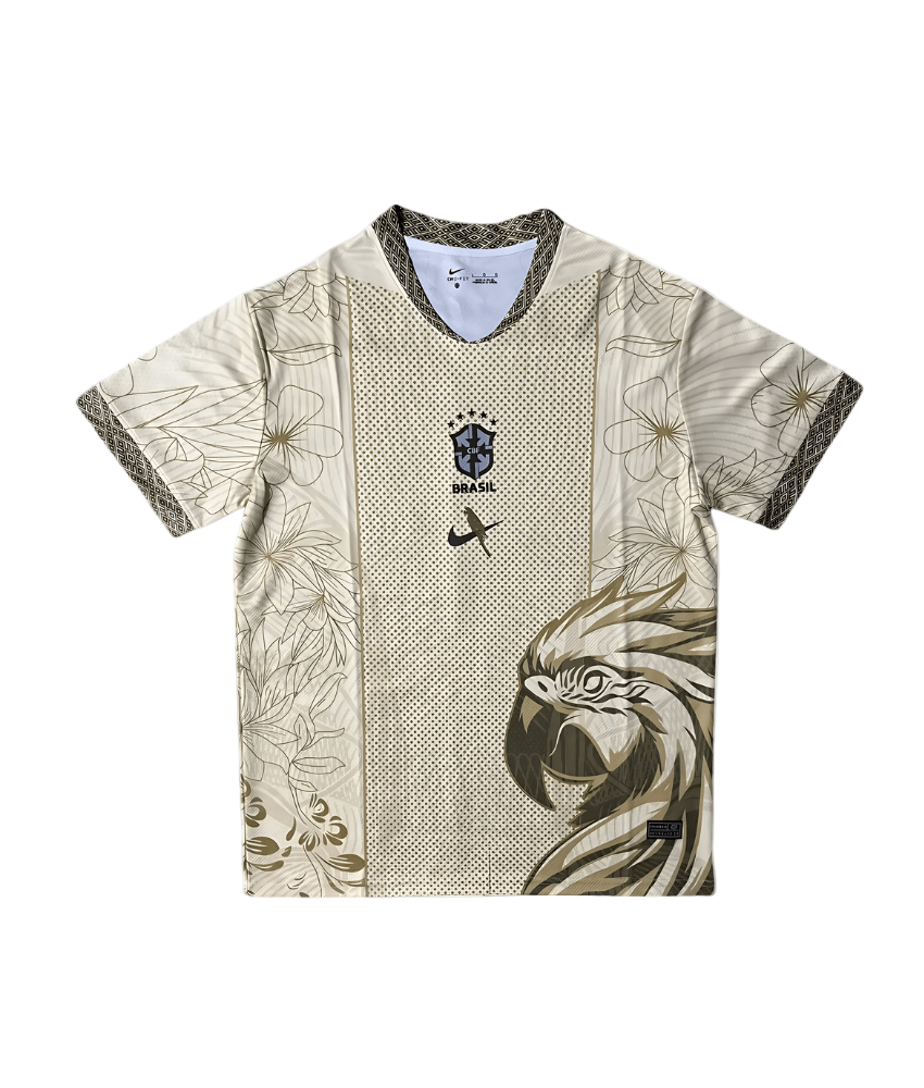 Maillot Édition Perroquet Doré Brésil