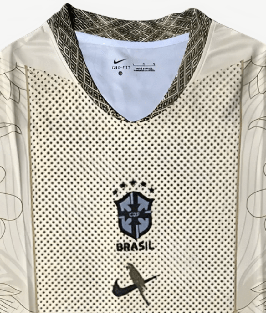 Maillot Édition Perroquet Doré Brésil
