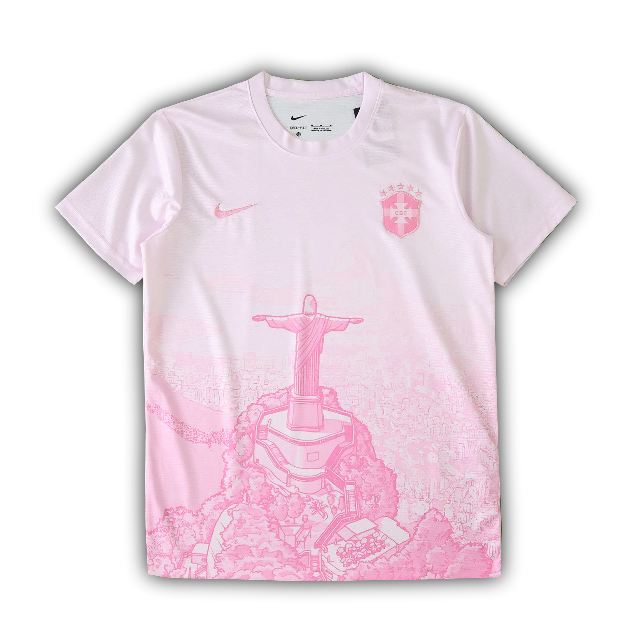 Maillot Spécial Rose Jésus-Christ Brésil 2026