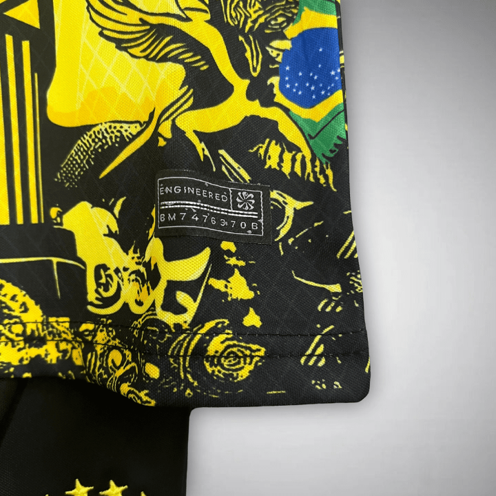Brasilien Jesus Christus der Erlöser Kindertrikot – Gelbe Edition