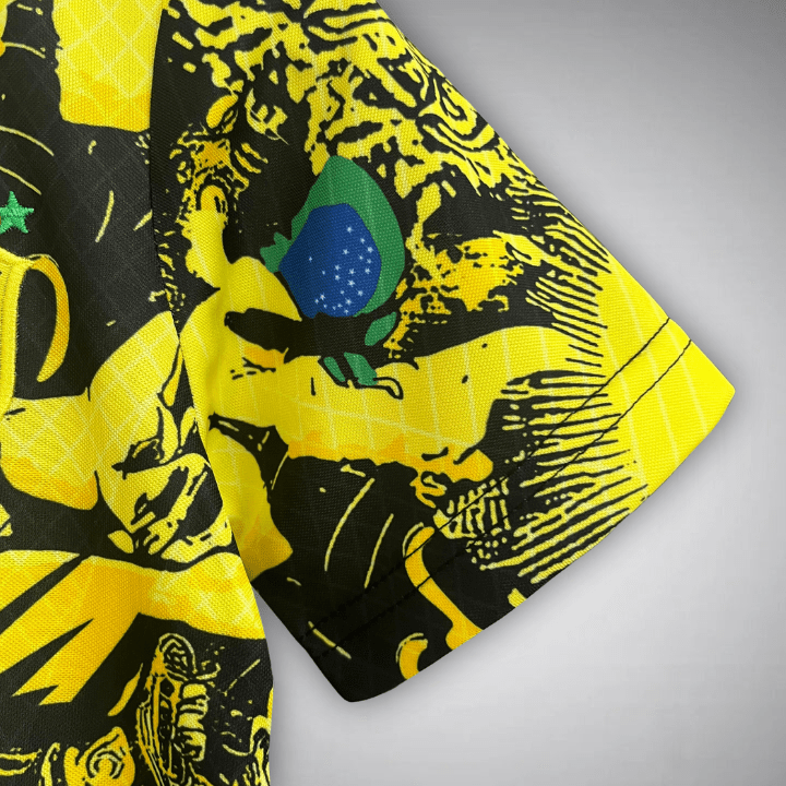 Brasilien Jesus Christus der Erlöser Kindertrikot – Gelbe Edition