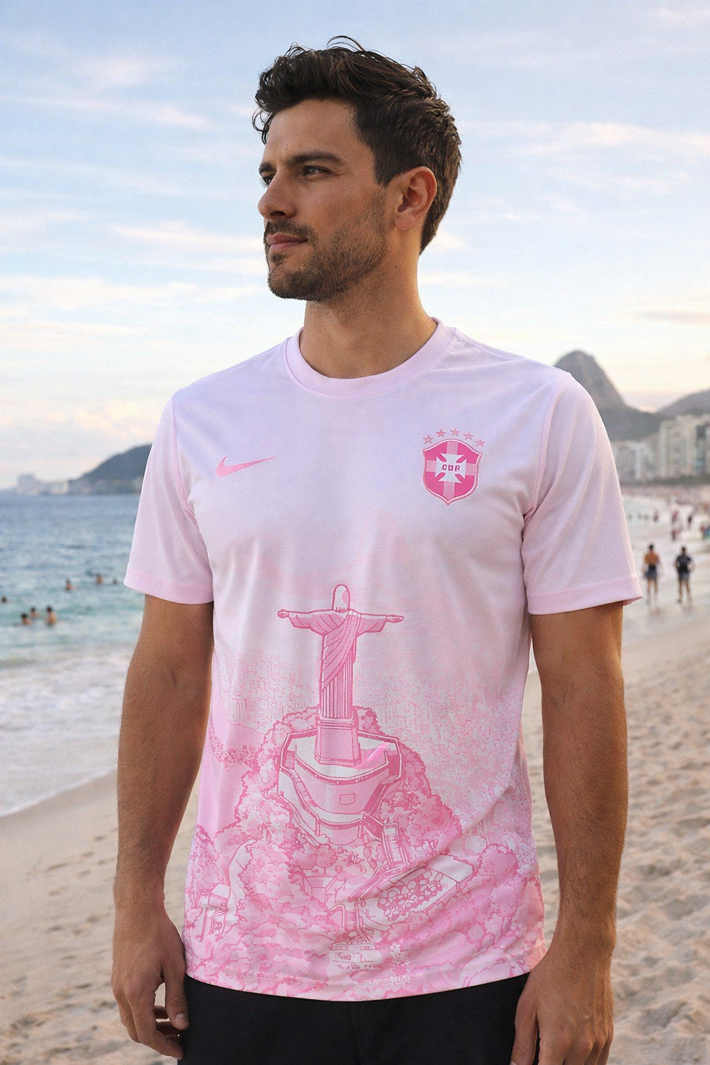Brasilien Jesus Christus Pinkes Trikot Spezialedition 2026