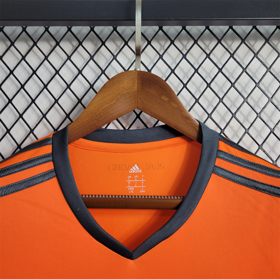 Terzo Kit Retro Arancione Manica Lunga Real Madrid 2013/2014