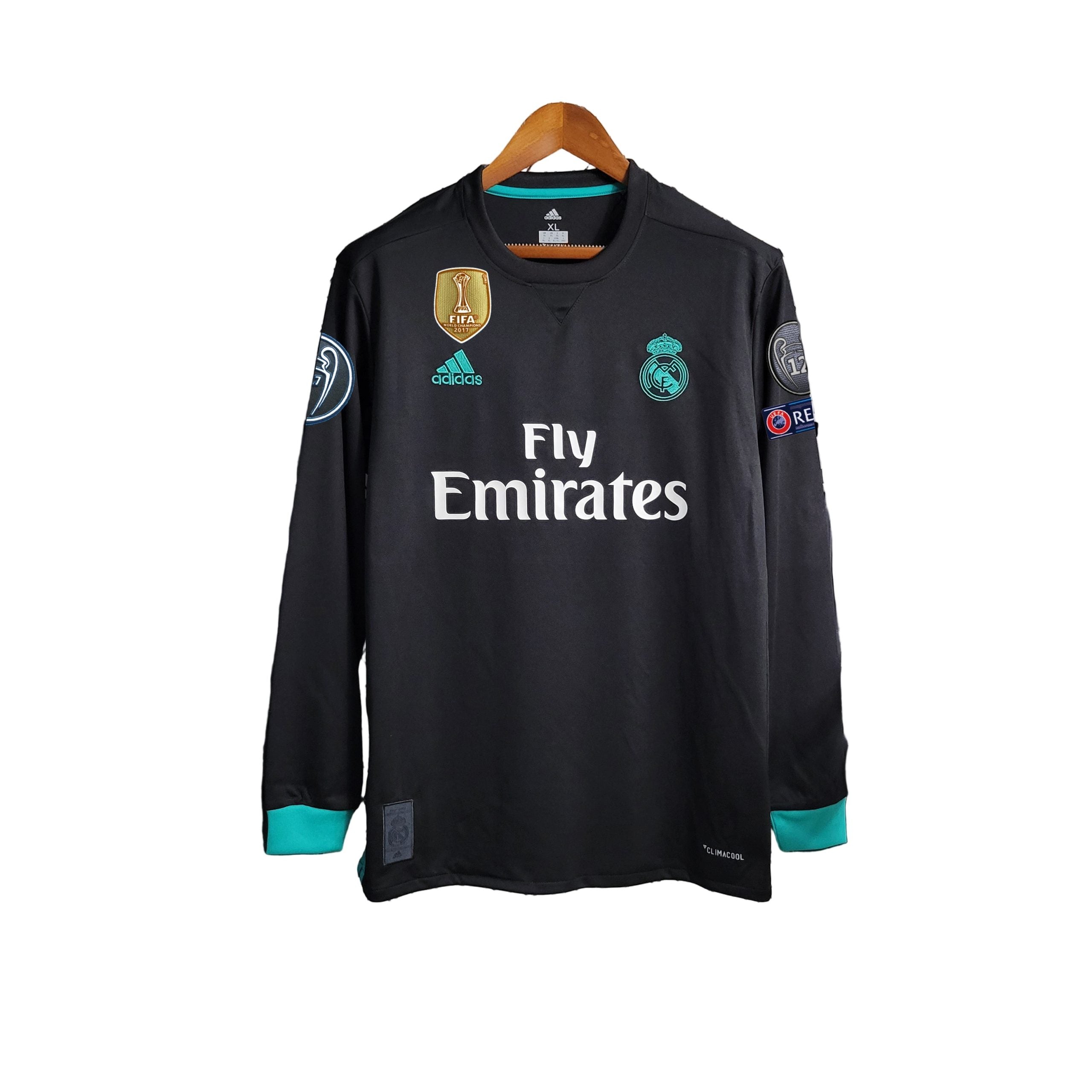 Maillot rétro extérieur manches longues Real Madrid 2017/2018