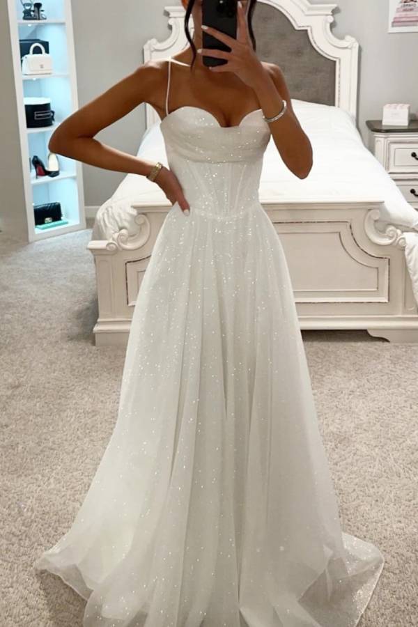 Abendkleid Damen Elegant Glitzer Maxischnitt Schicker Look