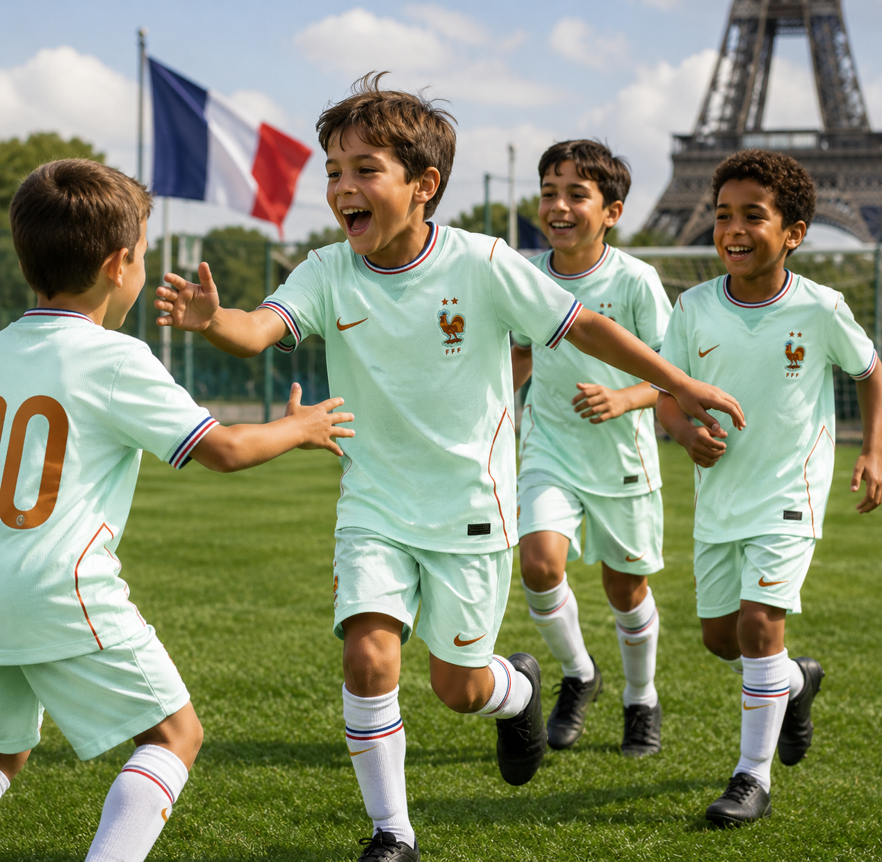 Maglia trasferta bambini Francia 2026