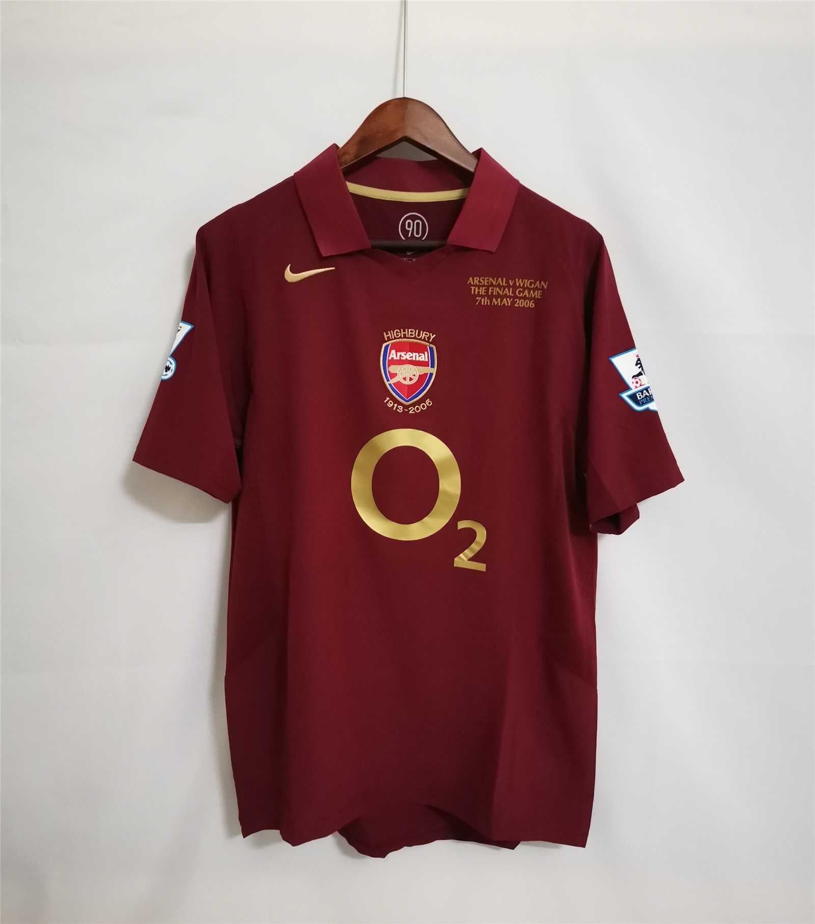 Kit Casa Retro Arsenal 2005-2006