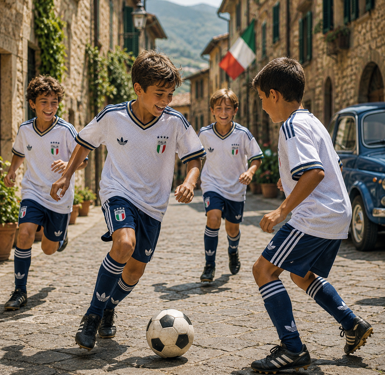 Maglia trasferta bambini Italia 2026