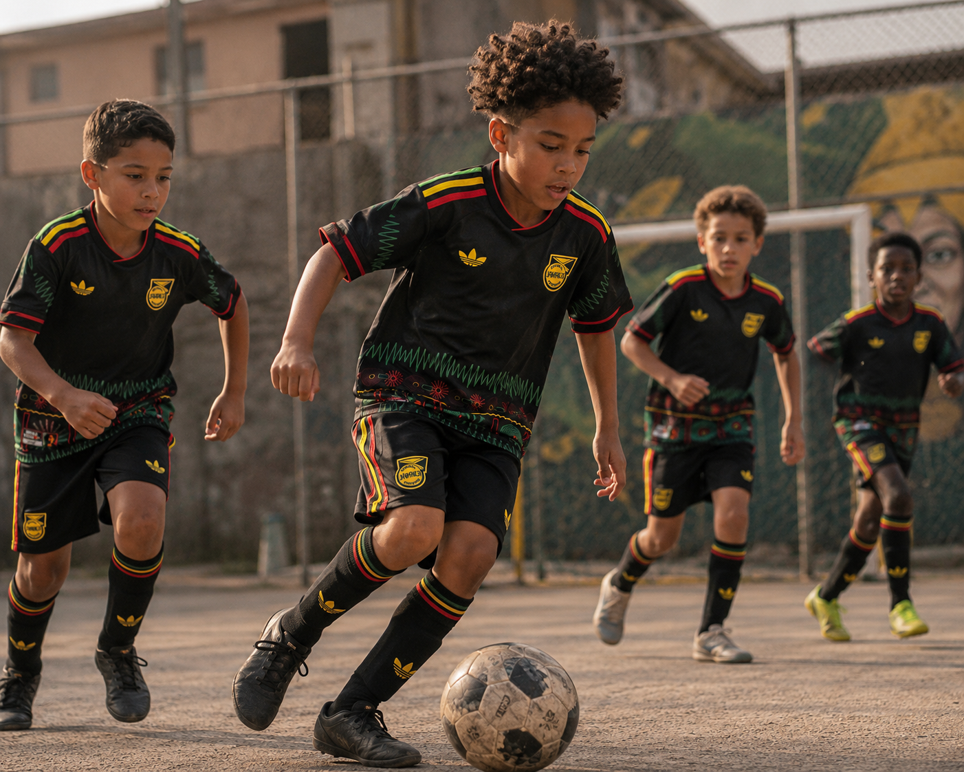 Jamaika 2026 Kinder Fußballtrikot