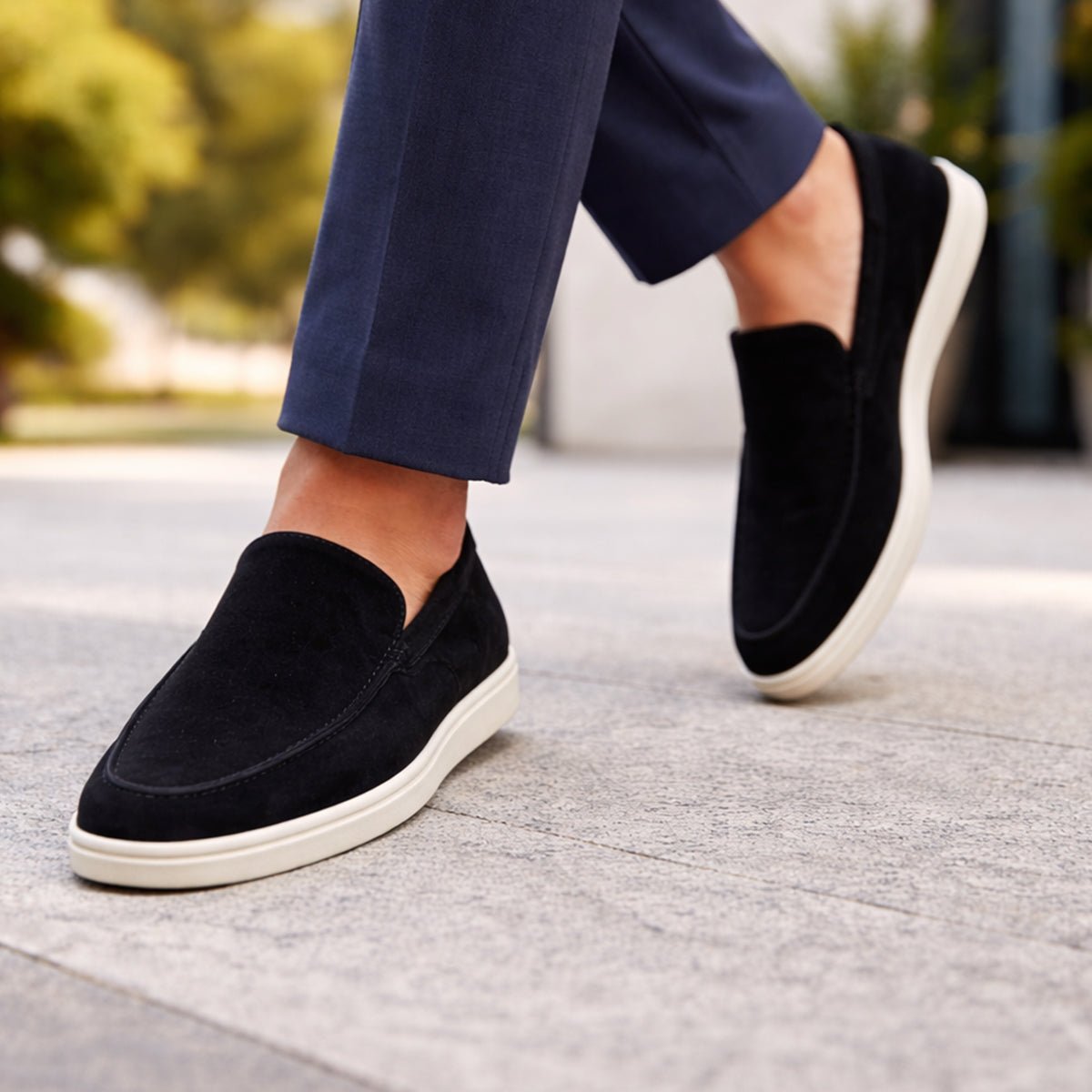 Herren Slipper Casual — Gummisohle für Komfort
