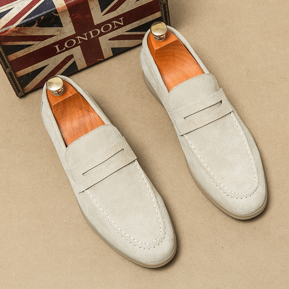 Mocassini da uomo slip-on classici — stile senza tempo