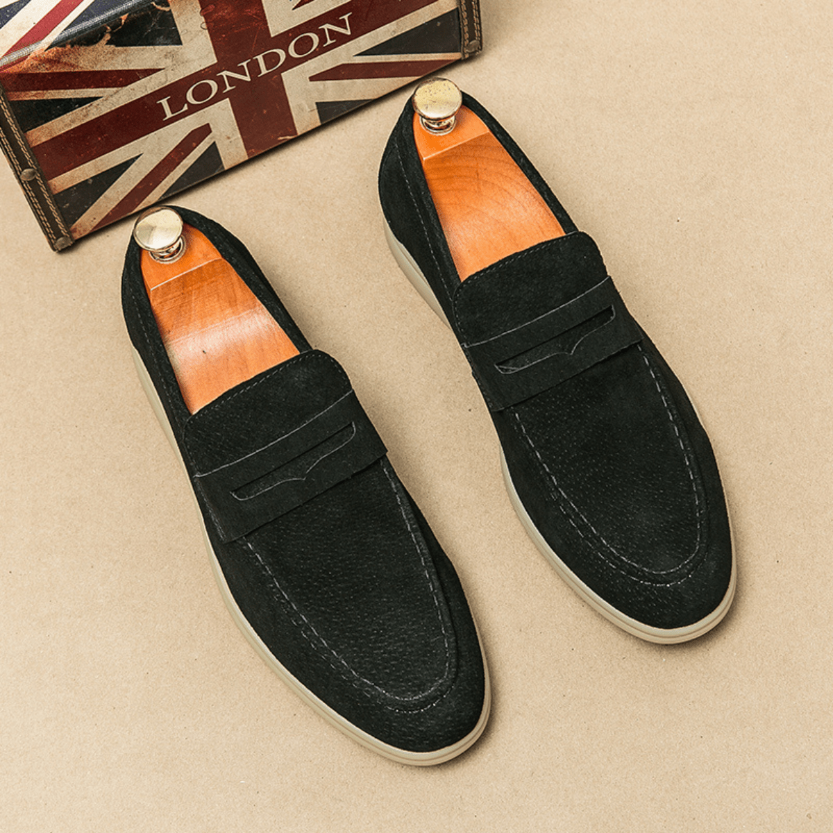 Mocassini da uomo slip-on classici — stile senza tempo