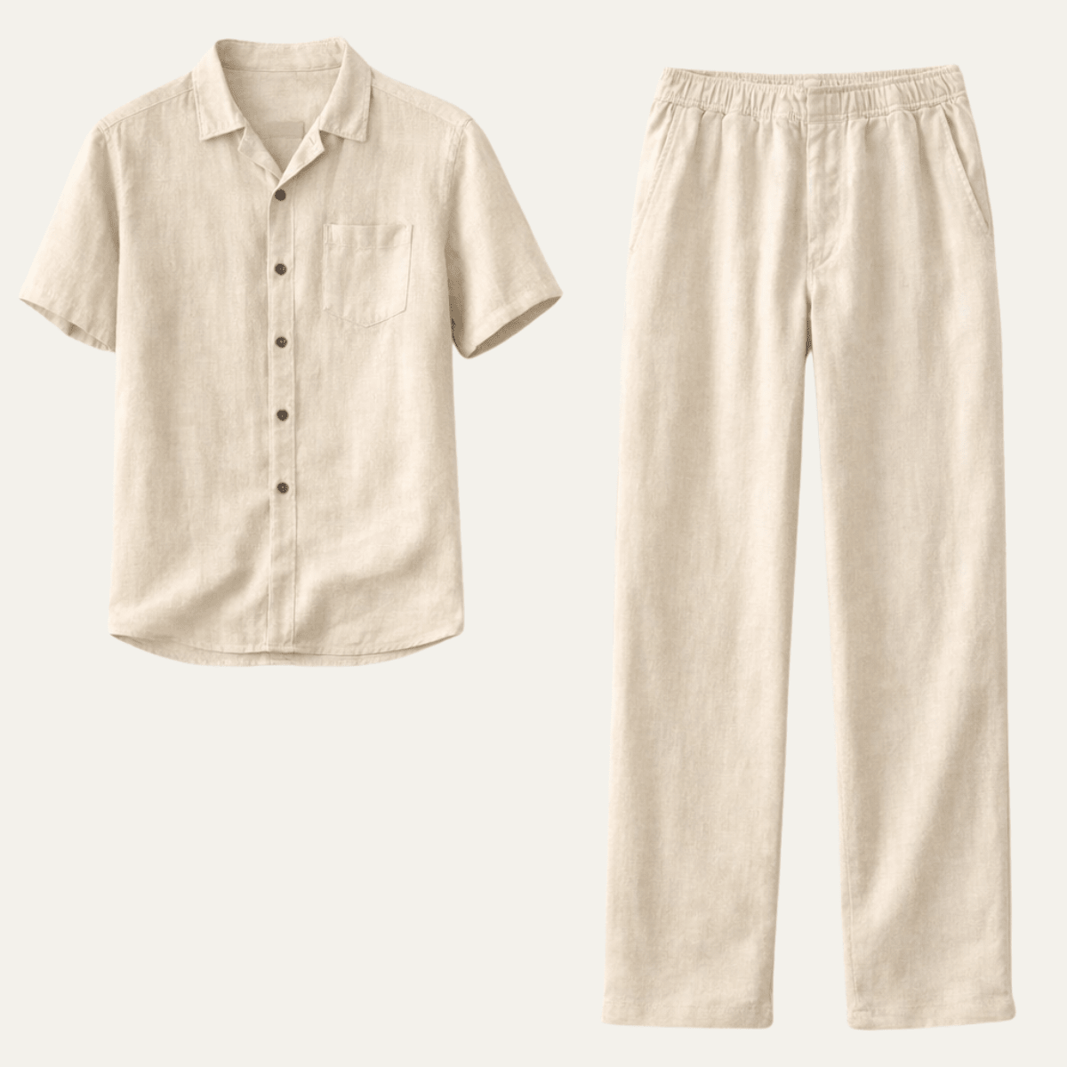 Completo da uomo — Vestibilità ampia, due pezzi con pantaloni a tutta lunghezza