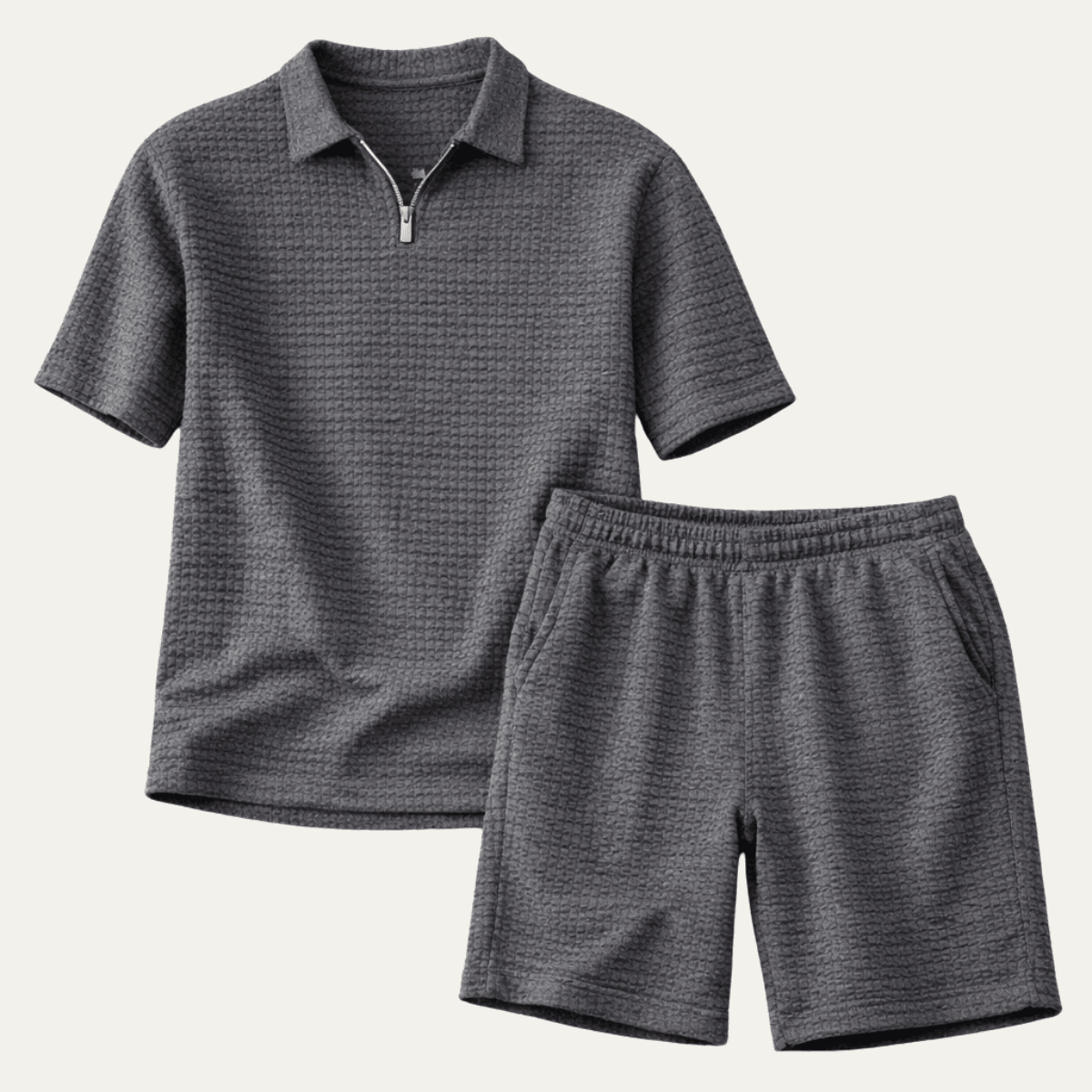 Completo polo uomo — Maniche corte, vestibilità comoda, pantaloncini abbinati