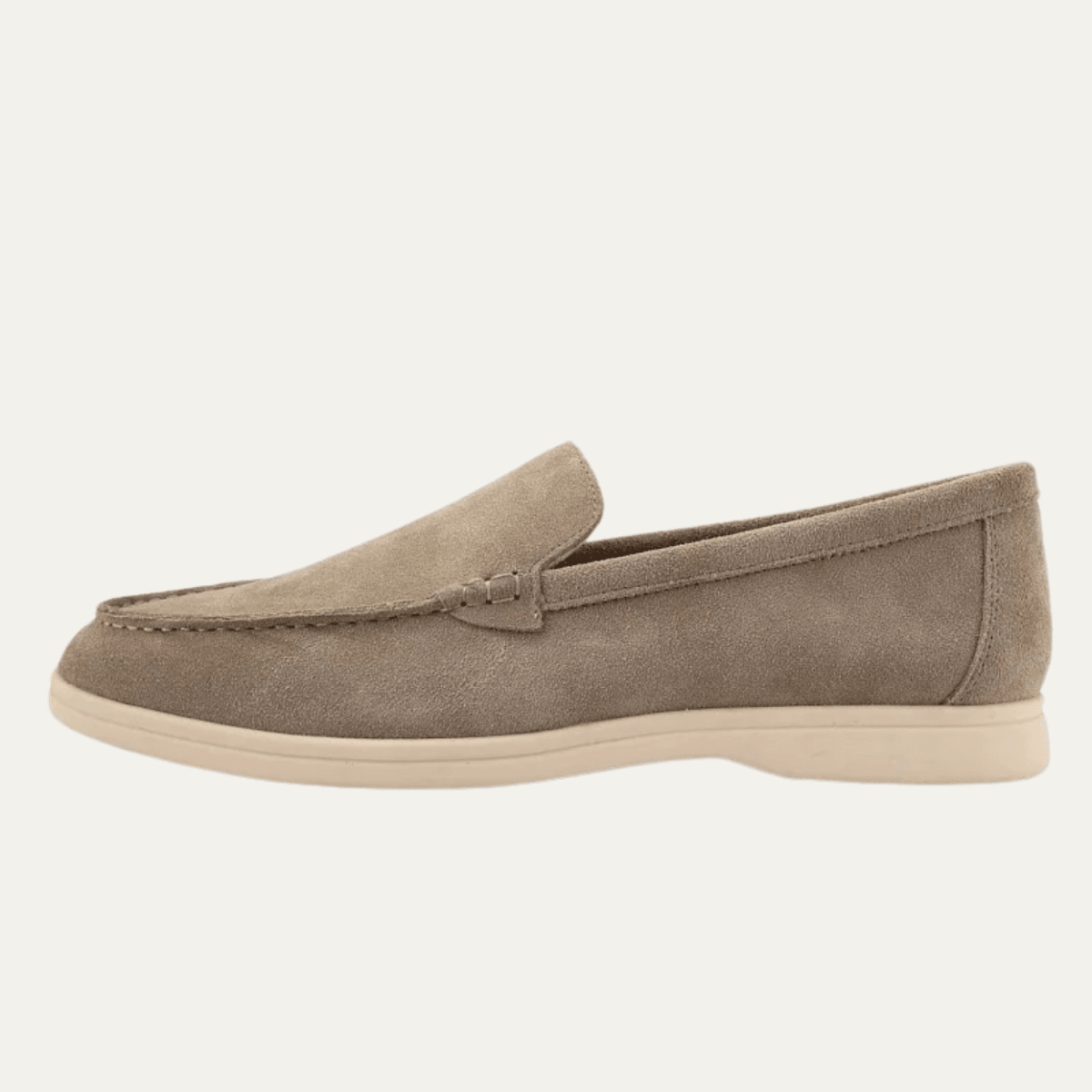 Mocassins sans lacets pour homme — Bout rond et semelle souple