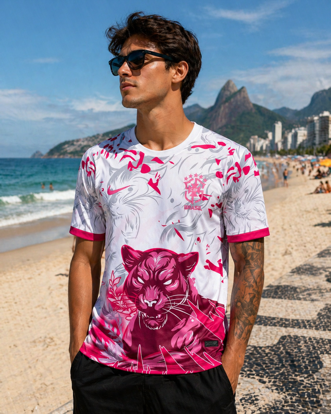 Maglia edizione speciale Pantera Rosa Brasile