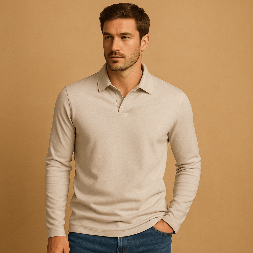 Polo homme, coupe classique, confort intemporel pour usage quotidien