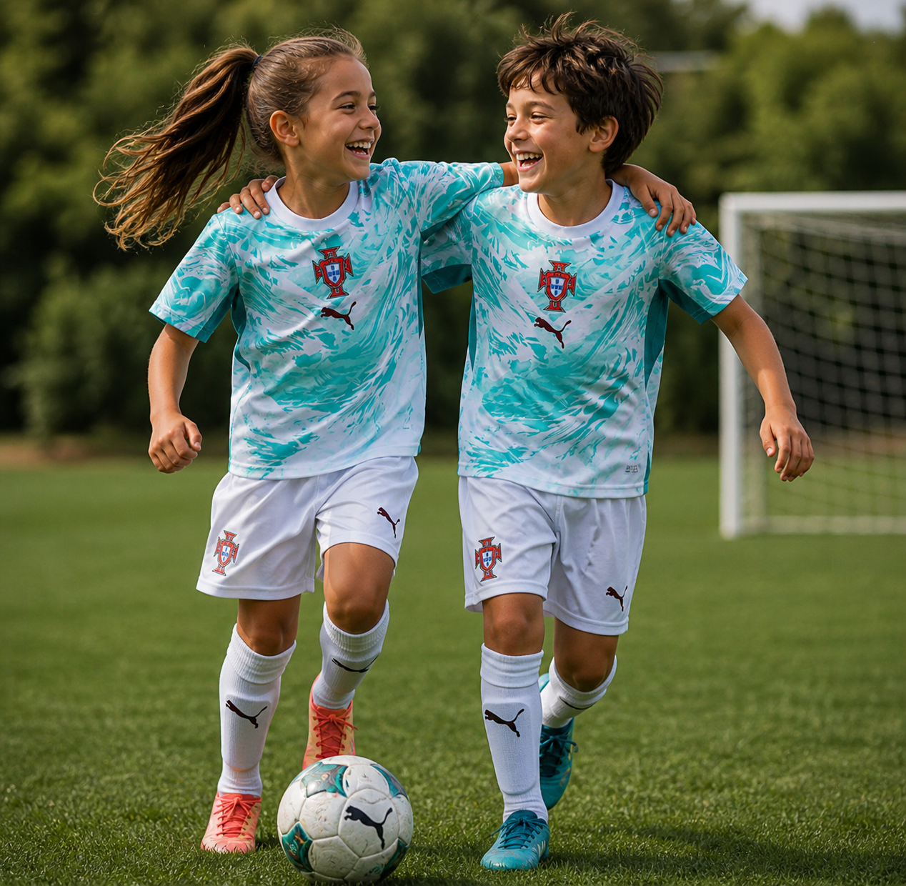 Portugal 2026 Auswärts-Kindertrikot
