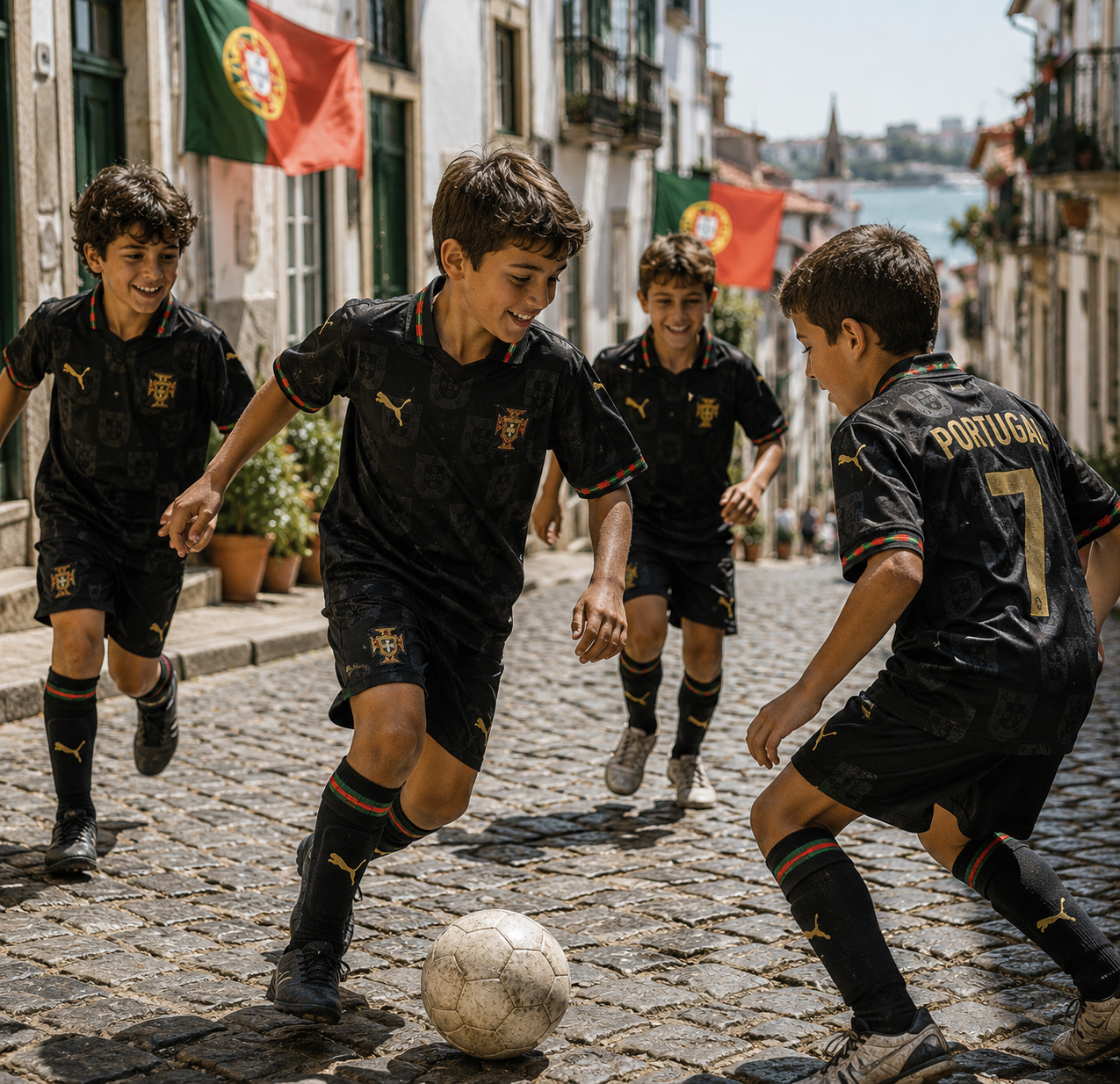 Maglia bambini Portogallo 2026 Eusébio
