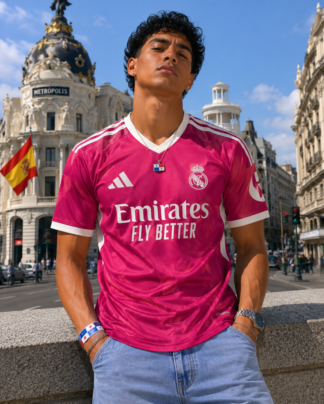 Maglia terza Real Madrid CF 2026/2027 rosa